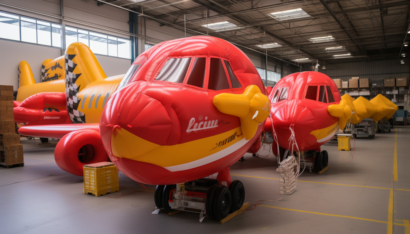 Personnalisation des structures gonflables pour les lancements de produit